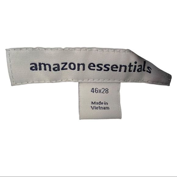 Amazon essentials navy chino pants 46x28 NWOT - Picture 2 of 4